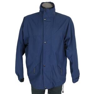 Vintage 90s Gore-Tex Great Escapes Navy Blue Parka Jacket Coat Mens M